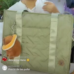 VanePuffer portalaptop verde militar