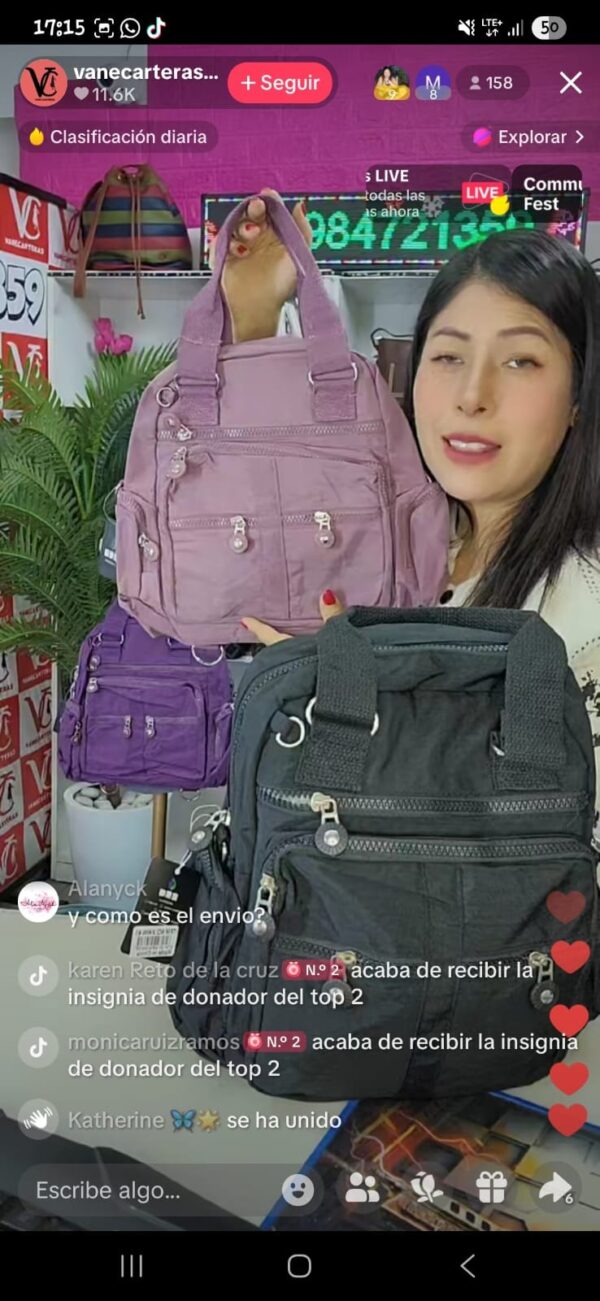 Mochila A4 morral 2 en 1