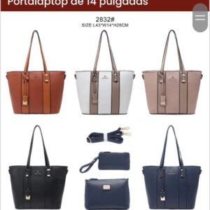 2832 Cartera de 3 piezas